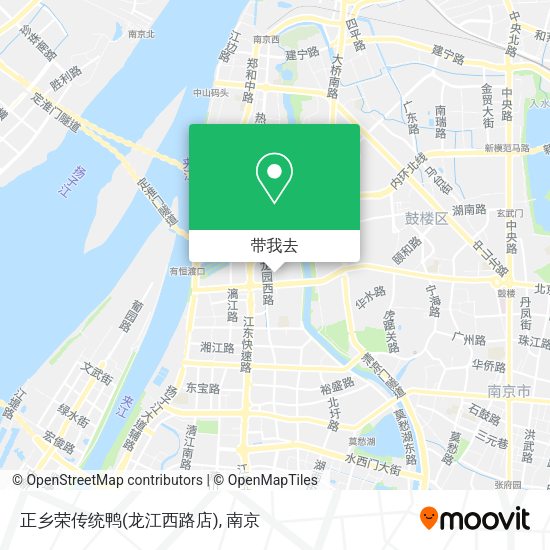 正乡荣传统鸭(龙江西路店)地图