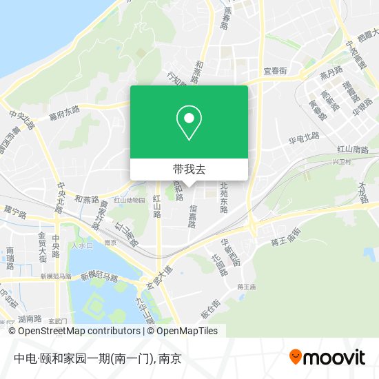 中电·颐和家园一期(南一门)地图