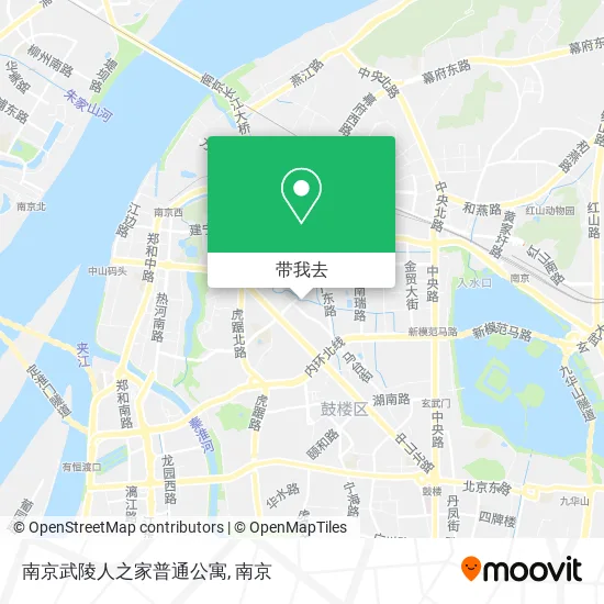 南京武陵人之家普通公寓地图