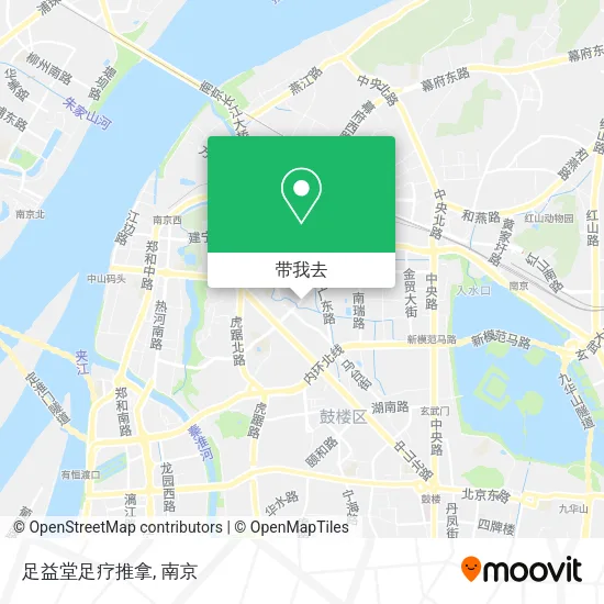 足益堂足疗推拿地图