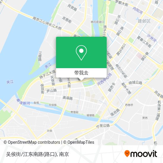吴侯街/江东南路(路口)地图