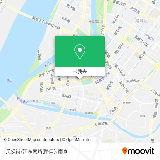 吴侯街/江东南路(路口)地图