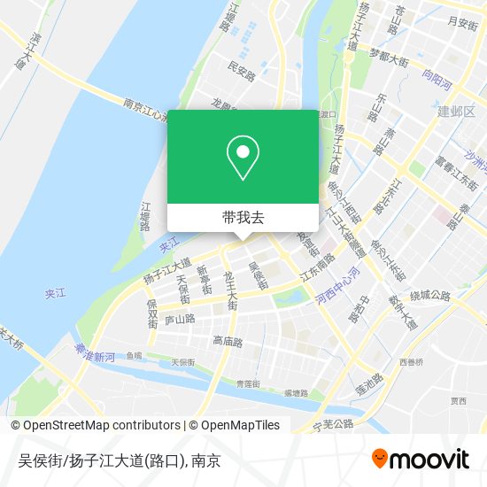 吴侯街/扬子江大道(路口)地图