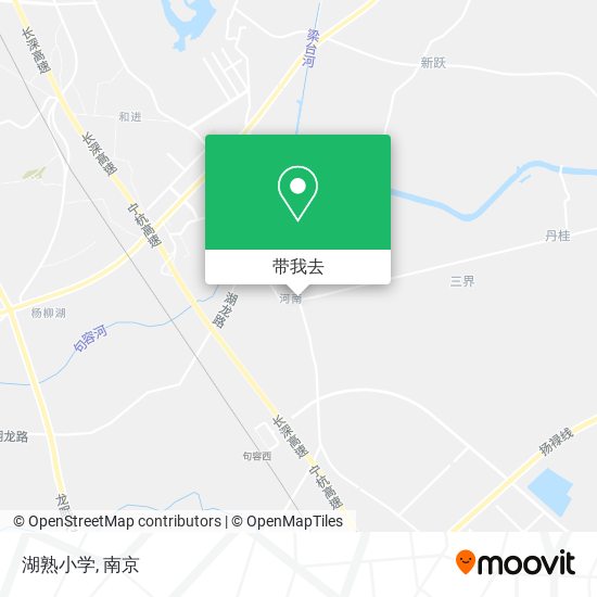 湖熟小学地图