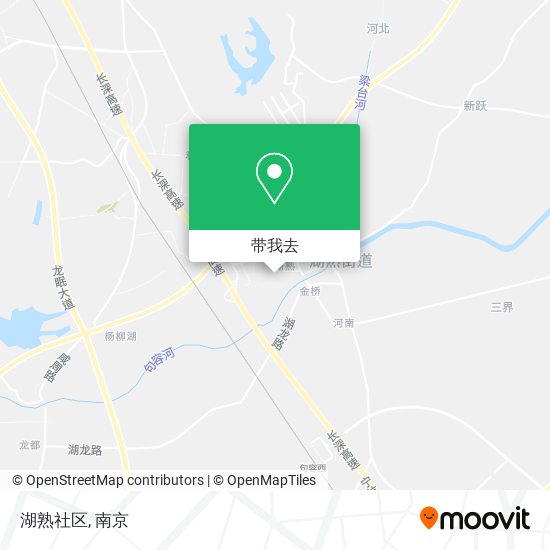 湖熟社区地图