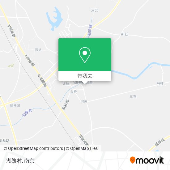 湖熟村地图