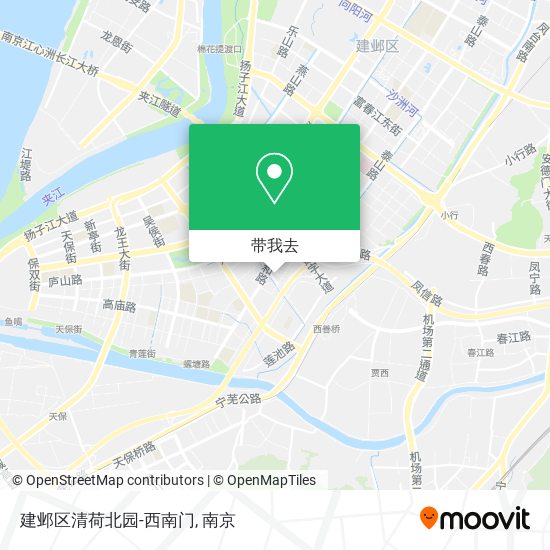 建邺区清荷北园-西南门地图