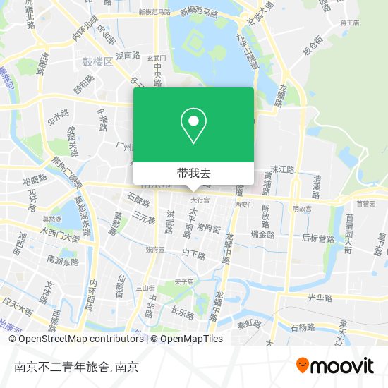 南京不二青年旅舍地图