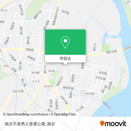 南京不老男人普通公寓地图