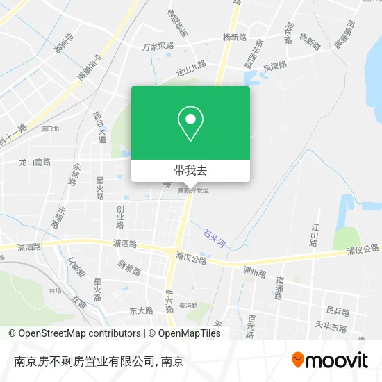 南京房不剩房置业有限公司地图