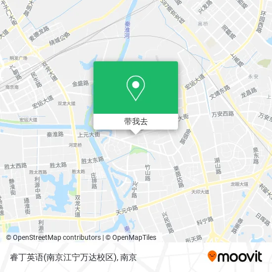 睿丁英语(南京江宁万达校区)地图