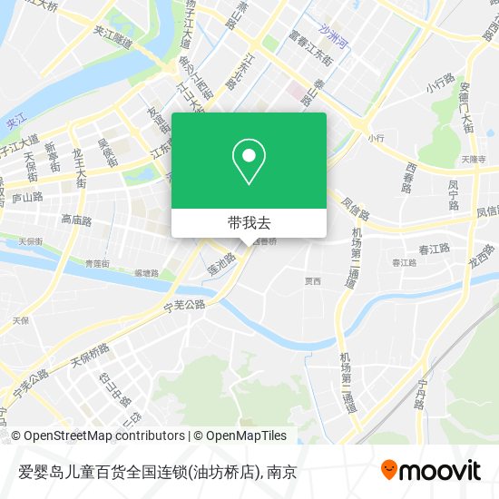 爱婴岛儿童百货全国连锁(油坊桥店)地图