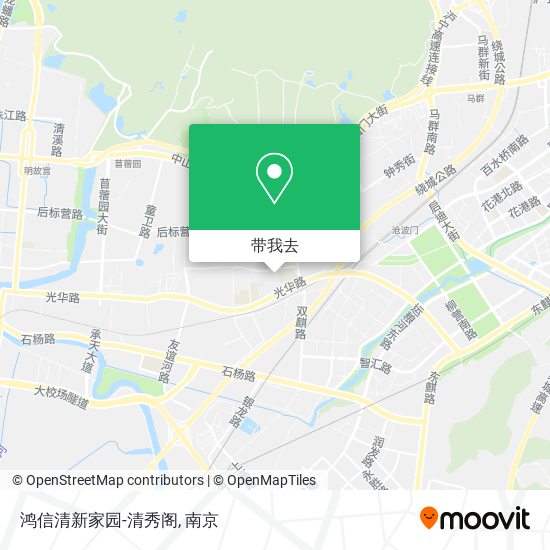 鸿信清新家园-清秀阁地图