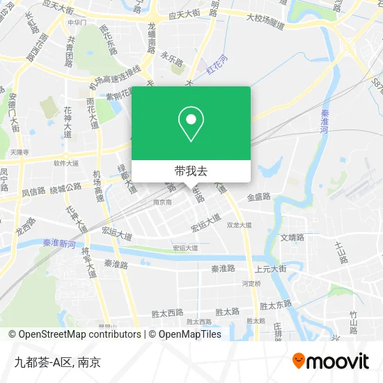 九都荟-A区地图