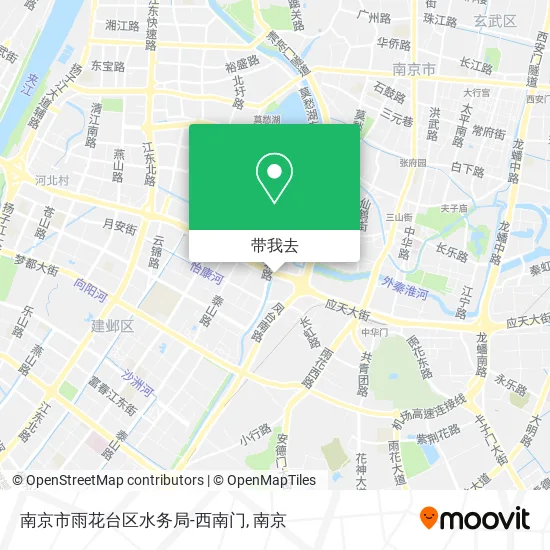 南京市雨花台区水务局-西南门地图