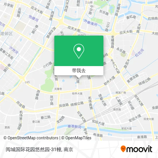 阅城国际花园悠然园-31幢地图