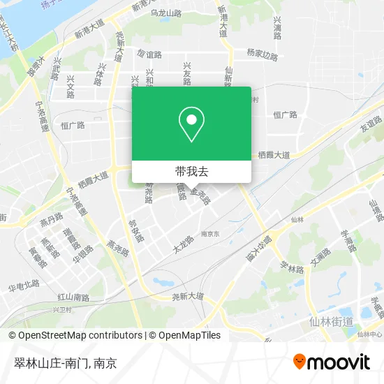 翠林山庄-南门地图