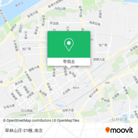 翠林山庄-21幢地图