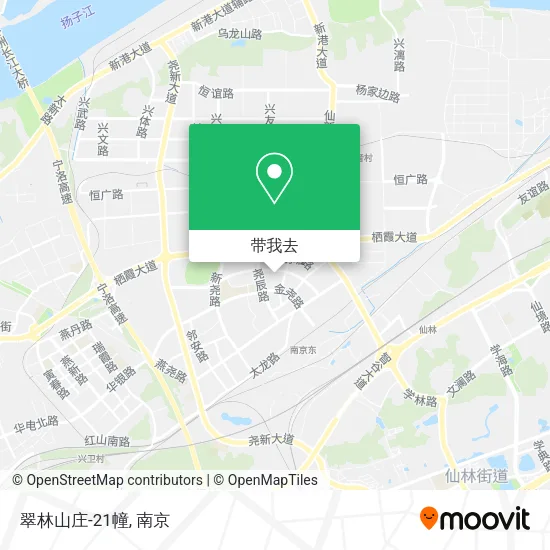 翠林山庄-21幢地图