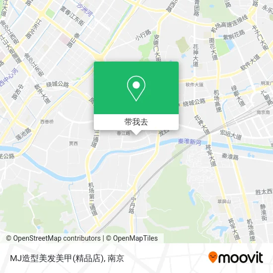 MJ造型美发美甲(精品店)地图