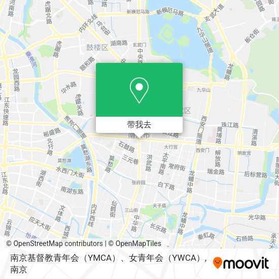 南京基督教青年会（YMCA）、女青年会（YWCA）地图