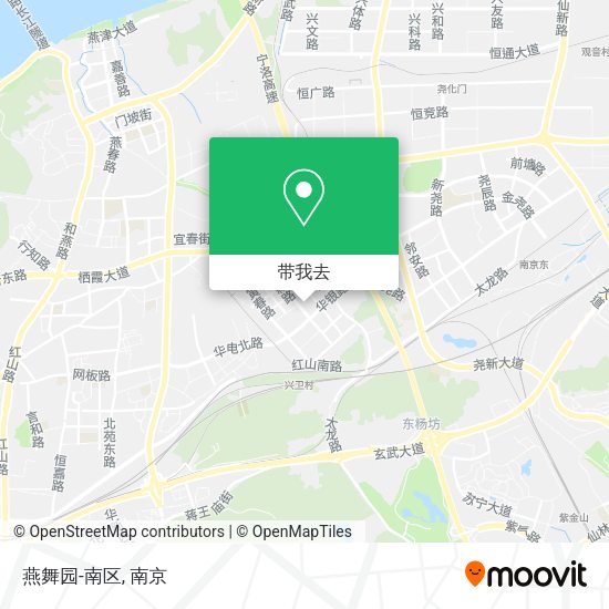 燕舞园-南区地图