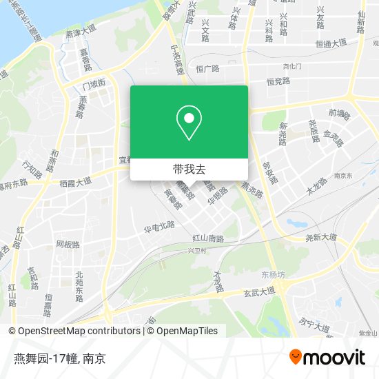 燕舞园-17幢地图