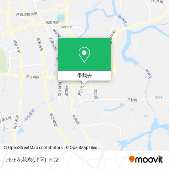 欣旺花苑东(北区)地图