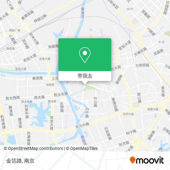 金箔路地图
