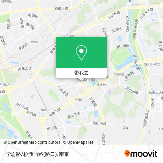 学恩路/杉湖西路(路口)地图