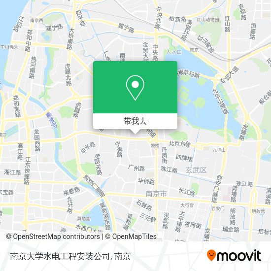 南京大学水电工程安装公司地图