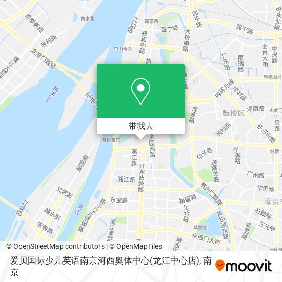 爱贝国际少儿英语南京河西奥体中心(龙江中心店)地图