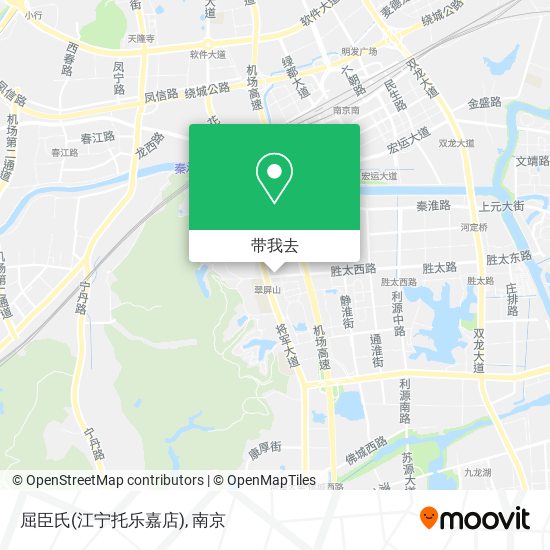 屈臣氏(江宁托乐嘉店)地图