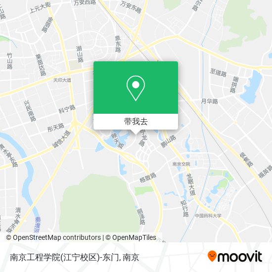 南京工程学院(江宁校区)-东门地图