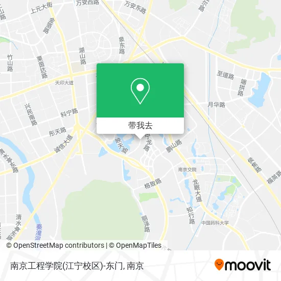 南京工程学院(江宁校区)-东门地图