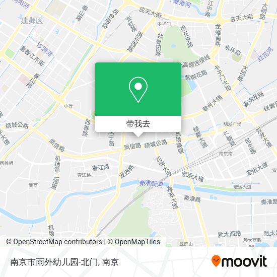 南京市雨外幼儿园-北门地图