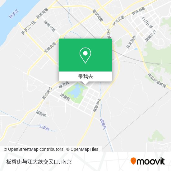 板桥街与江大线交叉口地图