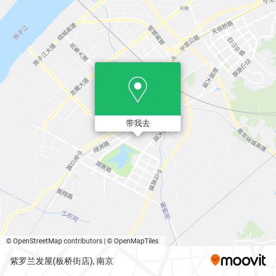 紫罗兰发屋(板桥街店)地图