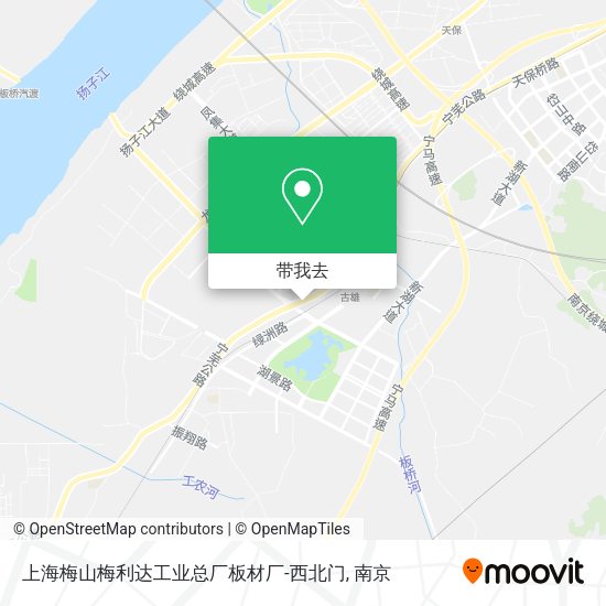 上海梅山梅利达工业总厂板材厂-西北门地图