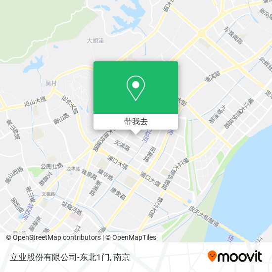 立业股份有限公司-东北1门地图