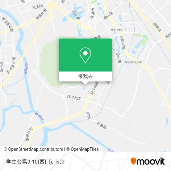 学生公寓9-10(西门)地图