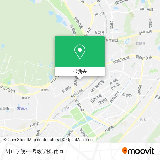 钟山学院-一号教学楼地图