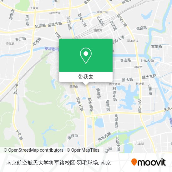 南京航空航天大学将军路校区-羽毛球场地图