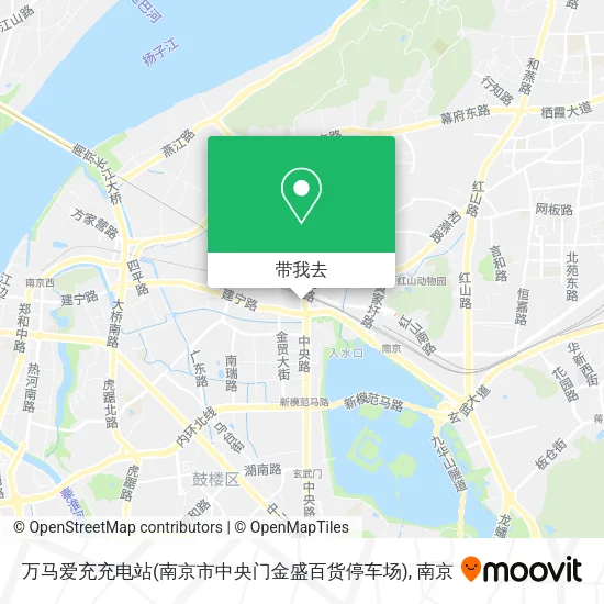 万马爱充充电站(南京市中央门金盛百货停车场)地图
