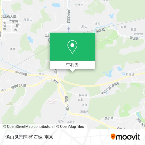 汤山风景区-怪石坡地图