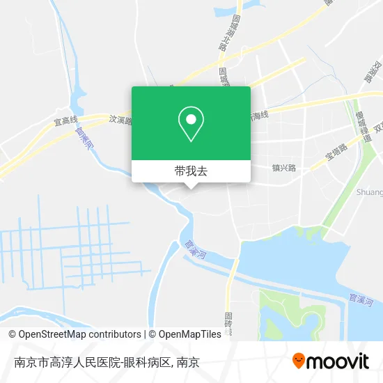 南京市高淳人民医院-眼科病区地图