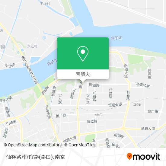 仙尧路/恒谊路(路口)地图