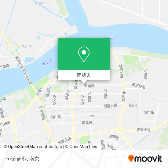 恒谊药业地图
