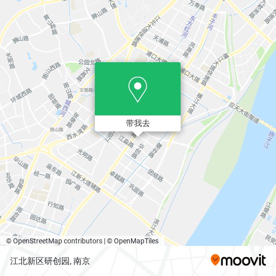江北新区研创园地图