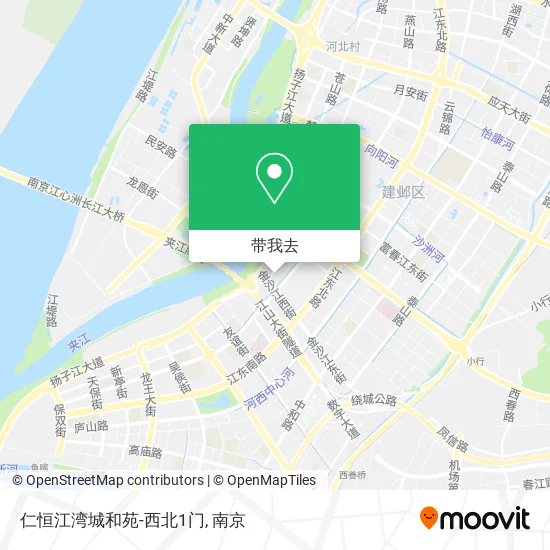 仁恒江湾城和苑-西北1门地图